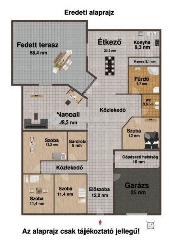Eladó családi ház, Szadán 180 M Ft, 5 szobás