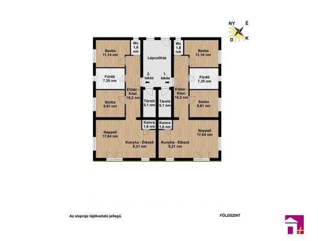 Eladó téglalakás, Érden 99.9 M Ft, 3 szobás