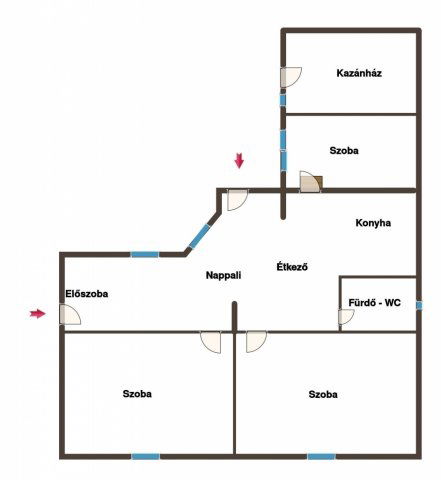 Eladó családi ház, Nagyharsányon 31.99 M Ft, 3 szobás