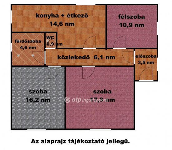 Eladó családi ház, Törökszentmiklóson 18.5 M Ft, 2+1 szobás