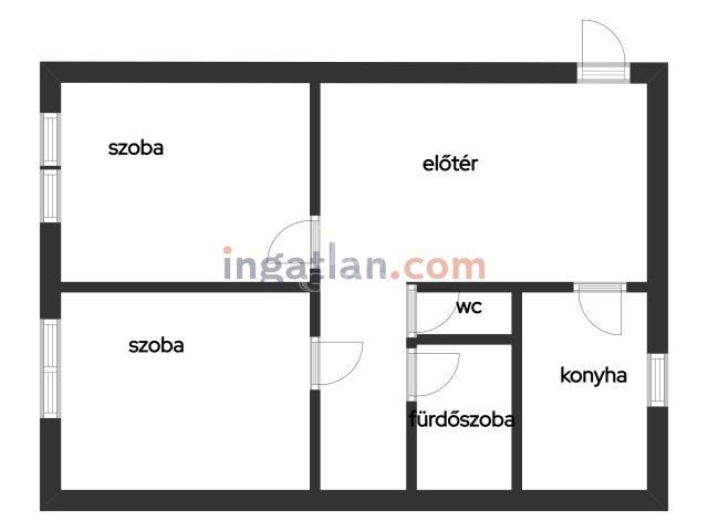 Eladó téglalakás, Budapesten, X. kerületben 61.7 M Ft, 2 szobás