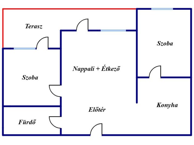 Kiadó téglalakás, albérlet, Miskolcon 300 E Ft / hó, 1+2 szobás