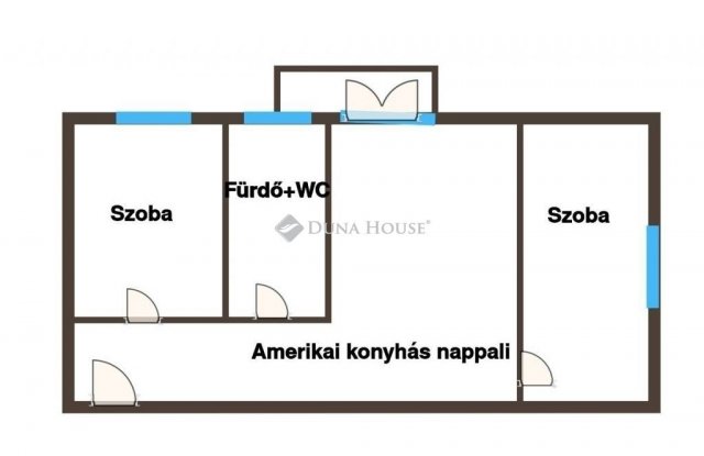 Eladó téglalakás, Komlón 35.5 M Ft, 3 szobás