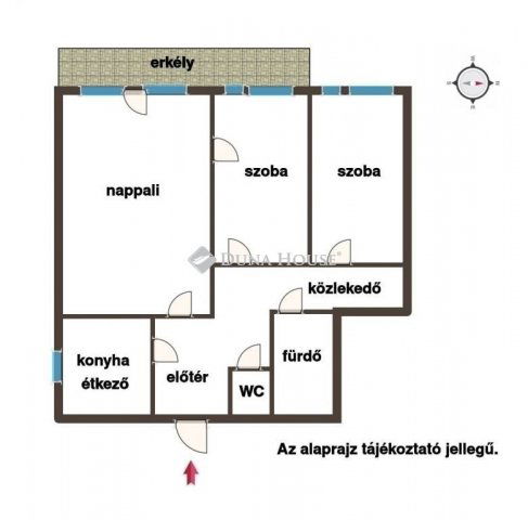 Eladó téglalakás, Budapesten, IV. kerületben 79.9 M Ft, 3 szobás