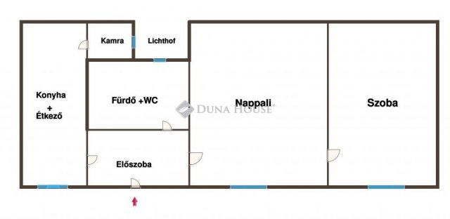 Eladó téglalakás, XIII. kerületben, Visegrádi utcában