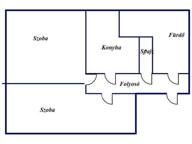 Eladó téglalakás, Miskolcon 25.4 M Ft, 2 szobás