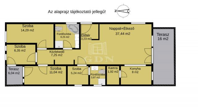 Eladó téglalakás, Érden 94.4 M Ft, 3+2 szobás