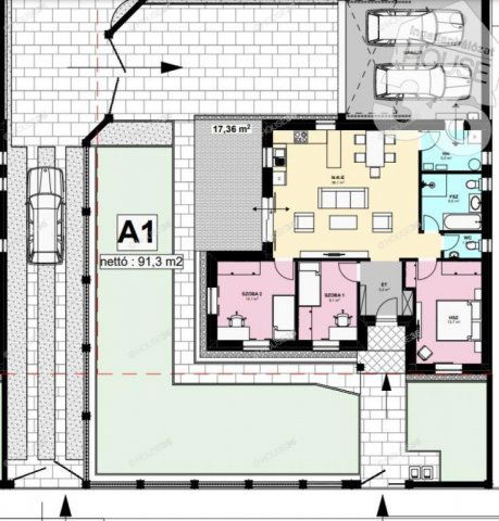 Eladó ikerház, Kecskeméten 85 M Ft, 4 szobás