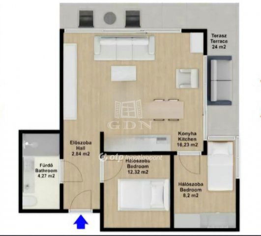 Eladó téglalakás, Budapesten, III. kerületben 139.5 M Ft