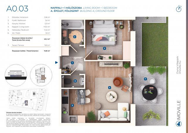 Eladó téglalakás, Mosonmagyaróváron 45.461 M Ft, 2 szobás