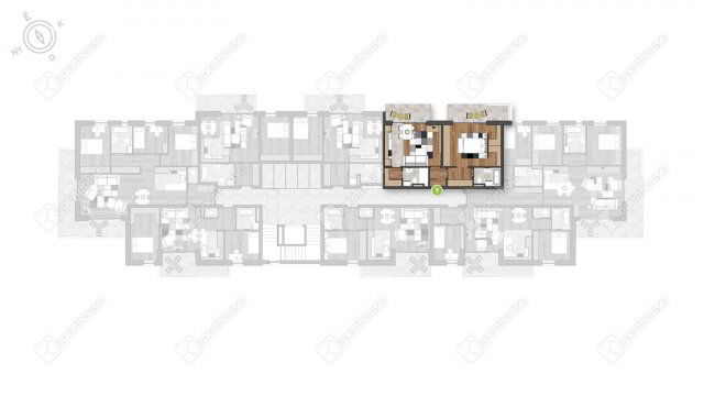 Eladó téglalakás, Vácon 74.9 M Ft, 2 szobás