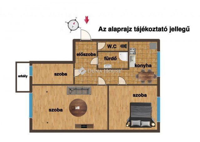 Eladó panellakás, Székesfehérvárott 62.3 M Ft, 3 szobás