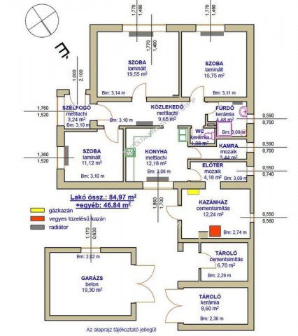 Eladó családi ház, Abádszalókban 40 M Ft, 2+1 szobás