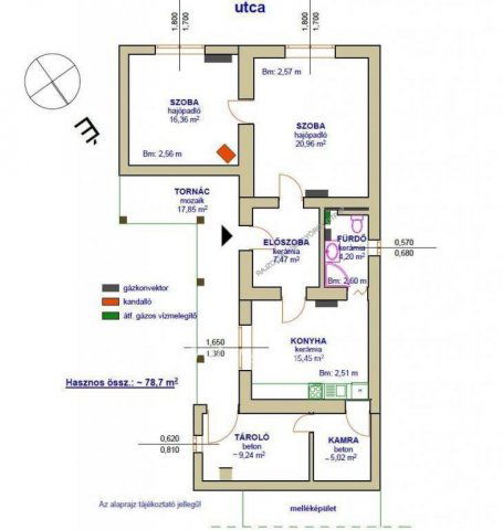 Eladó családi ház, Pusztamonostoron 24 M Ft, 2 szobás