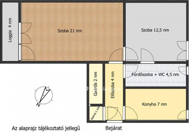 Eladó téglalakás, Dunaújvárosban 33.49 M Ft, 2 szobás