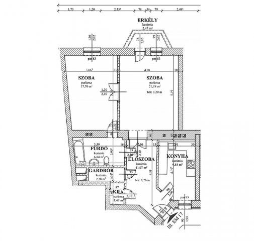 Eladó téglalakás, Budapesten, IX. kerületben 104.9 M Ft