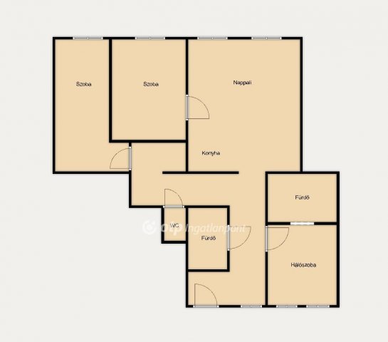 Eladó téglalakás, Budapesten, VII. kerületben 140 M Ft, 4 szobás