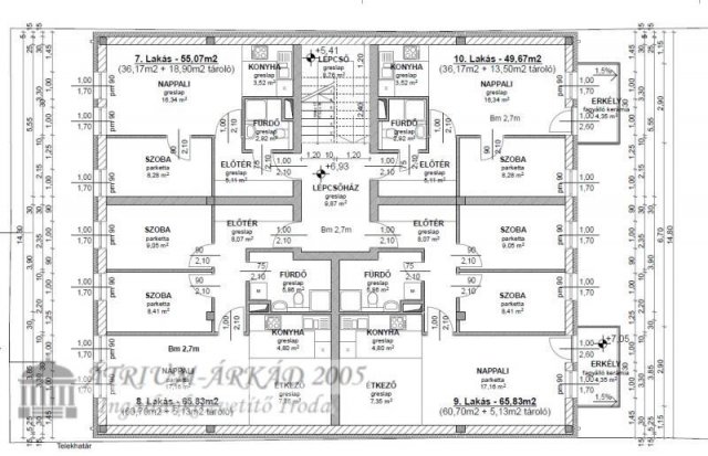 Eladó téglalakás, Érden 47.99 M Ft, 2 szobás