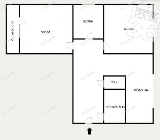 Eladó panellakás, Kecskeméten 53.99 M Ft, 3 szobás