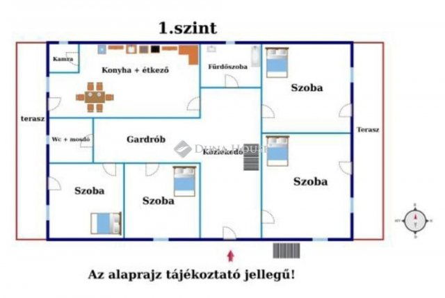 Eladó családi ház, Dunaharasztin 120 M Ft, 6 szobás