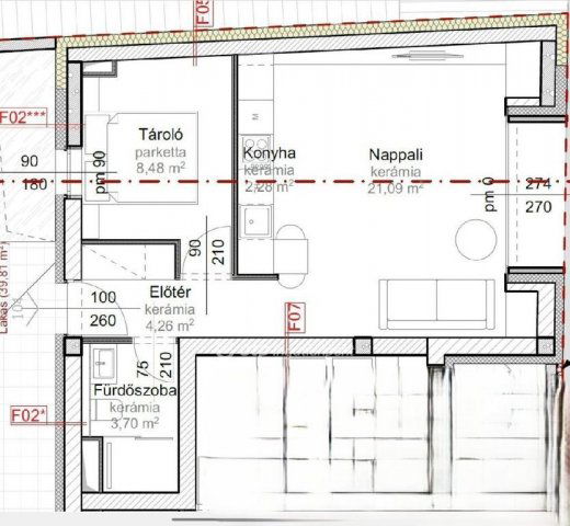 Eladó téglalakás, Debrecenben 57.725 M Ft, 1 szobás