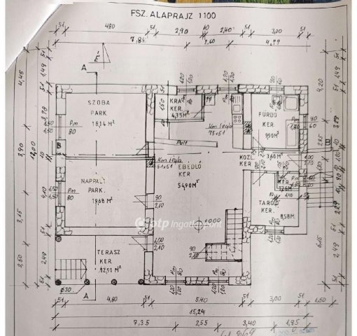 Eladó családi ház, Monostorapátin 89.9 M Ft, 7 szobás