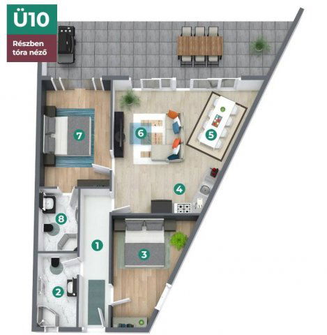 Eladó téglalakás, Balatonszemesen 128.9 M Ft, 3 szobás