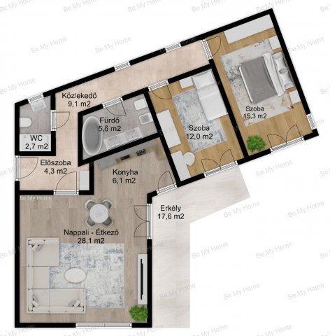 Eladó téglalakás, Budapesten, III. kerületben 179.5 M Ft