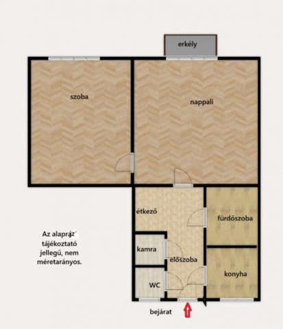 Eladó téglalakás, Budapesten, IV. kerületben 67.9 M Ft, 2 szobás