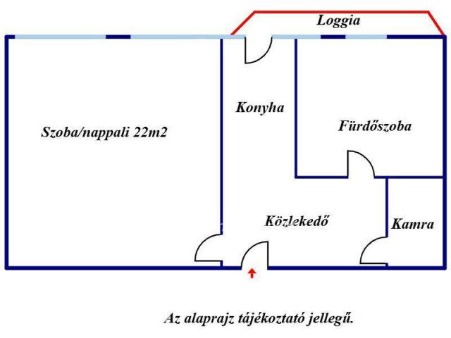 Eladó téglalakás, Nyíregyházán 32.5 M Ft, 1 szobás