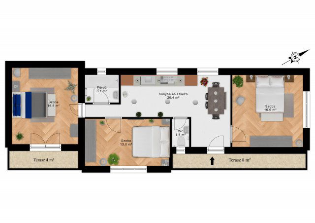 Eladó családi ház, Egerszalókon 54.9 M Ft, 4 szobás