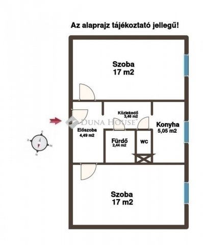 Eladó panellakás, Budapesten, III. kerületben 58.7 M Ft, 2 szobás