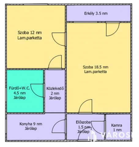 Eladó téglalakás, Salgótarjánban 23.9 M Ft, 2 szobás