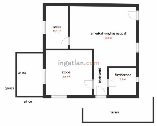 Eladó családi ház, Ercsiben, Kárpáthy Jenő utcában 59.9 M Ft