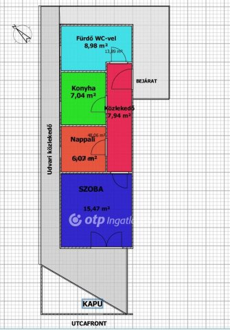 Eladó családi ház, Érden 21.5 M Ft, 2 szobás