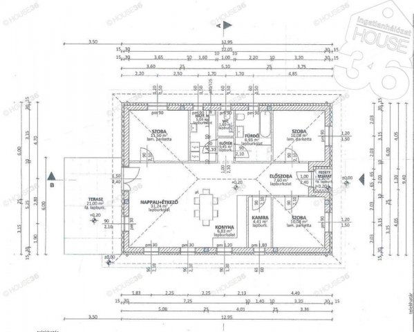 Eladó családi ház, Helvécián 89.9 M Ft, 4 szobás