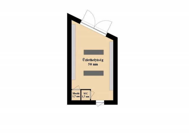 Kiadó üzlethelyiség, Szentendrén 850 E Ft / hó