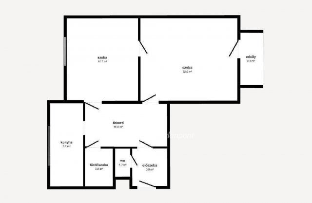 Eladó panellakás, Nyíregyházán 45 M Ft, 2 szobás