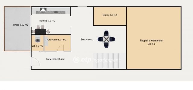 Eladó ikerház, Győrött 89.5 M Ft, 3 szobás