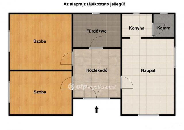 Eladó családi ház, Balmazújvárosban 54.9 M Ft, 2 szobás