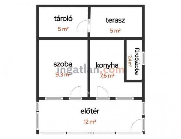 Eladó nyaraló, Tiszakécskén 13.9 M Ft, 1 szobás