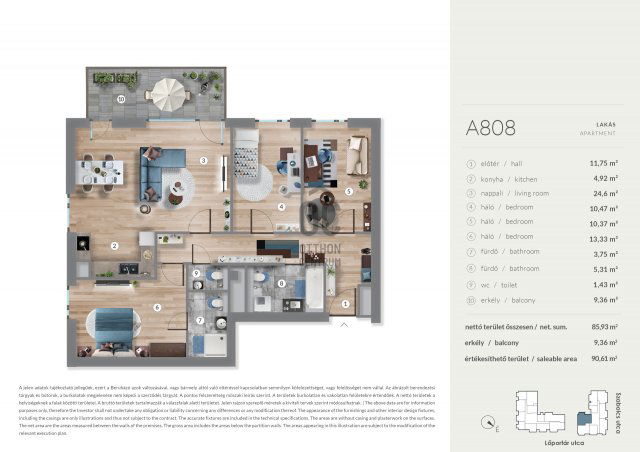 Eladó téglalakás, Budapesten, XIII. kerületben 151.49 M Ft