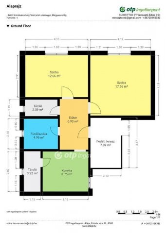 Eladó családi ház, Somlóvásárhelyen 18.69 M Ft, 2 szobás