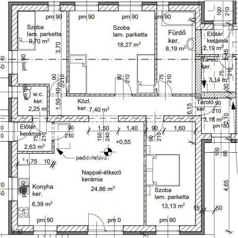 Eladó sorház, Dunaharasztin 99.9 M Ft, 3+1 szobás