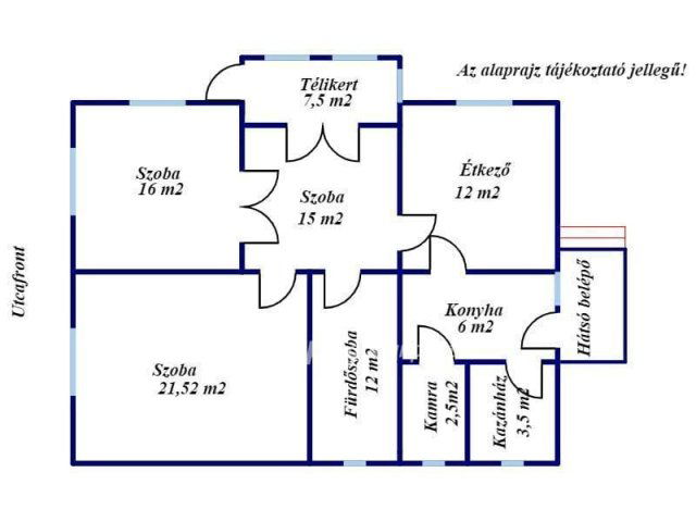 Eladó családi ház, Gádoroson 30 M Ft, 3 szobás