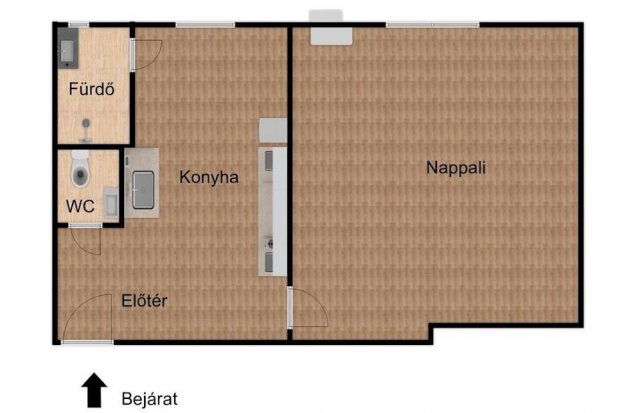 Eladó téglalakás, Budapesten, X. kerületben 52 M Ft, 1 szobás