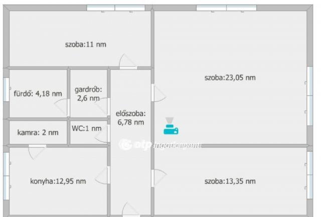 Eladó téglalakás, Bonyhádon 21 M Ft, 2+1 szobás