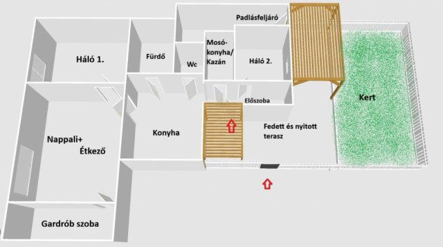 Eladó családi ház, Budapesten, IV. kerületben 99.9 M Ft