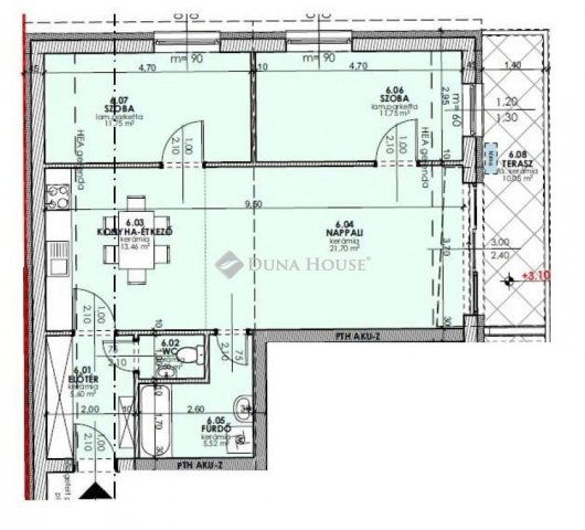 Eladó téglalakás, Hajdúszoboszlón 77.5 M Ft, 3 szobás