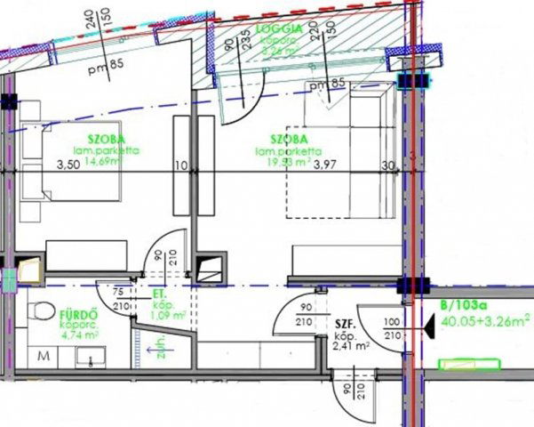 Eladó téglalakás, Debrecenben 62.191 M Ft, 2 szobás
